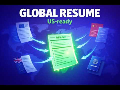 International Experience on a US Resume — ATS Rules for Global Professionals Over 40