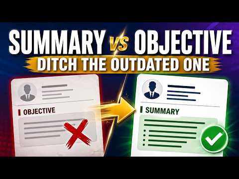 The Resume Summary That Doesn’t Date You — Ditch the Objective Statement