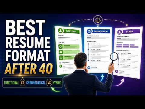 Resume Format After 40 — Chronological vs Functional vs Hybrid